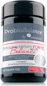 ProbioBALANCE, Bifidobacterium FORTE Balance NO FOSS, 20 mld. x 60 vege caps.